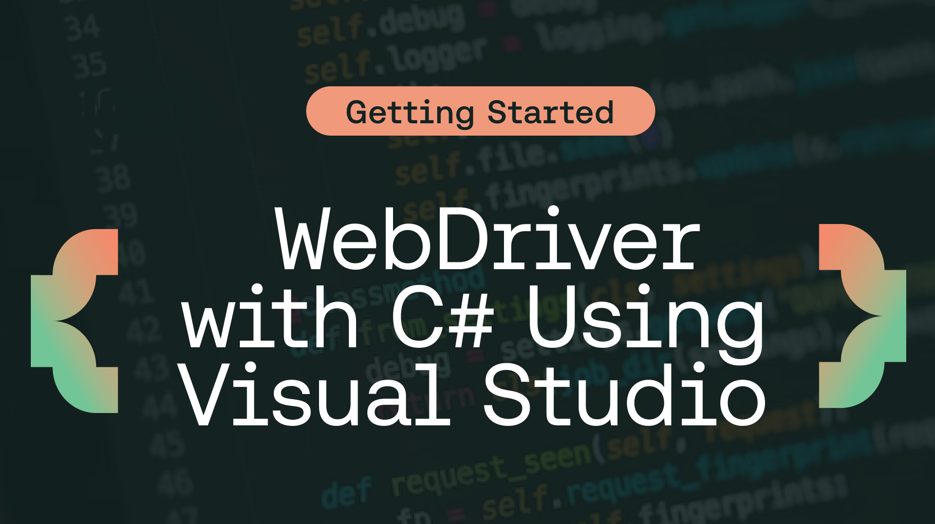 Guide to Getting Started with WebDriver in C# Using Visual Studio