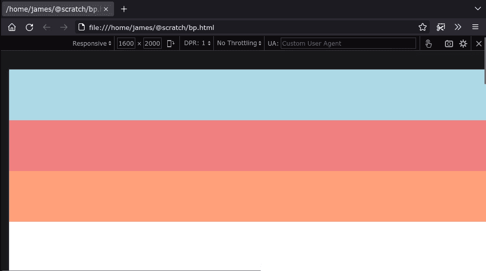 CSS & Media Query Breakpoints for Responsive Design
