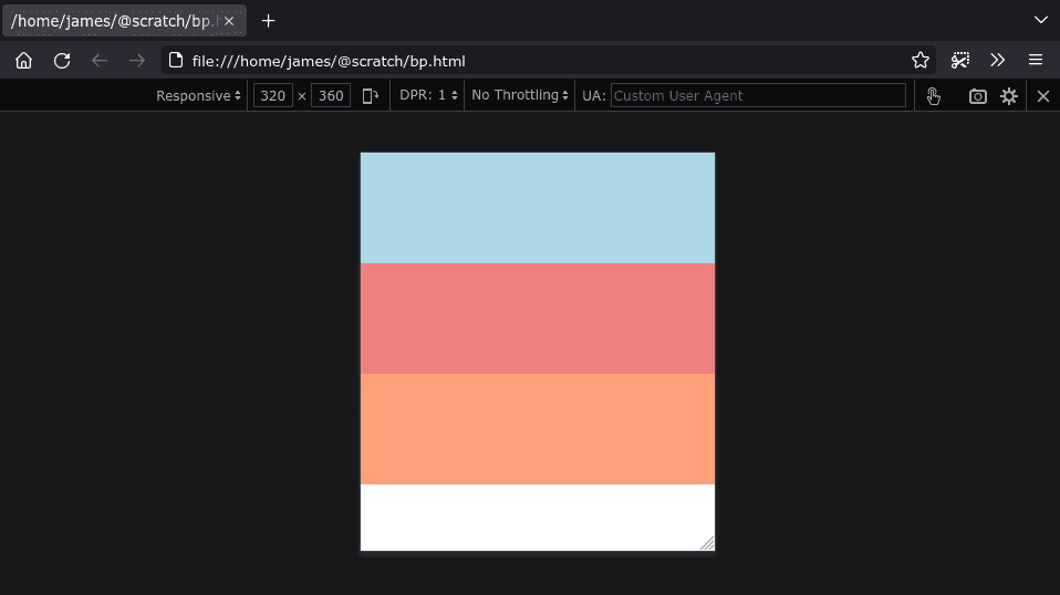 CSS & Media Query Breakpoints for Responsive Design